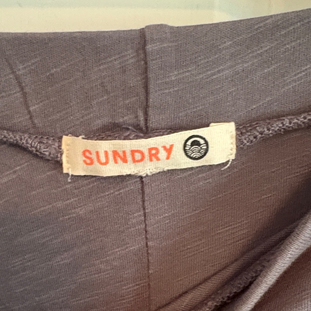 Sundry Casual Pull on neutral midi maxi Skirt Cotton Spandex USA Comfort Wear - Picture 3 of 7